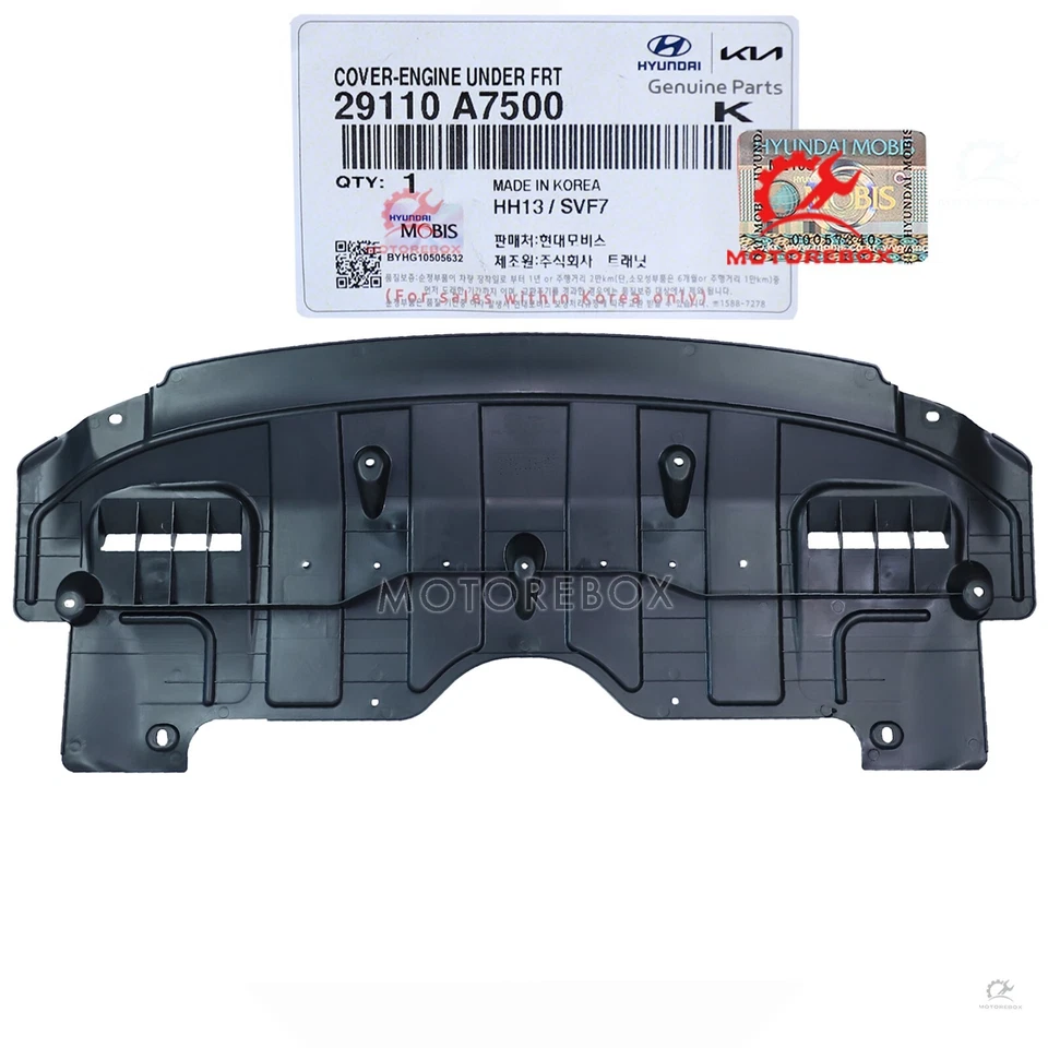✅ 正品 ✅ 发动机防溅罩前适用于 2017 - 2018 起亚 Forte5 29110A7500 — 第 2/4 张图片