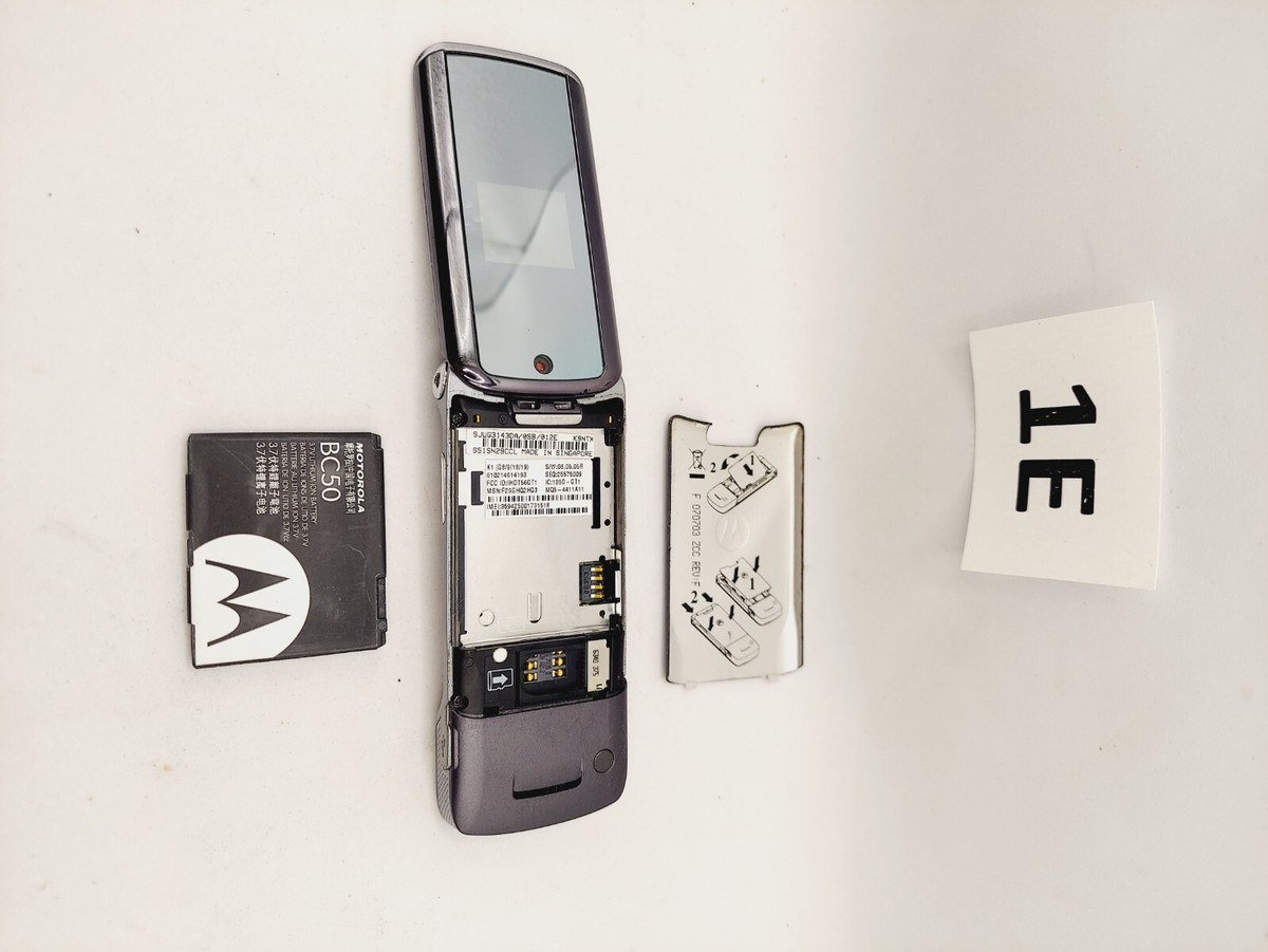 VINTAGE SILVER MOTOROLA MQ5 4411-A11 MOBILE PHONE | eBay