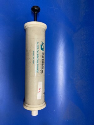 Used Hans Rudolph 3 Liter Calibration Syringe Model 5530