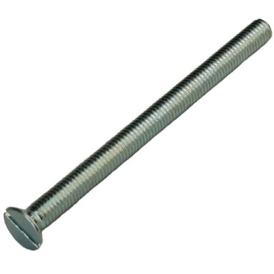 M3,5 x 50 mm Flachkopf-Senkkopfschrauben mit Innensechskant BZP helles Zinkblech