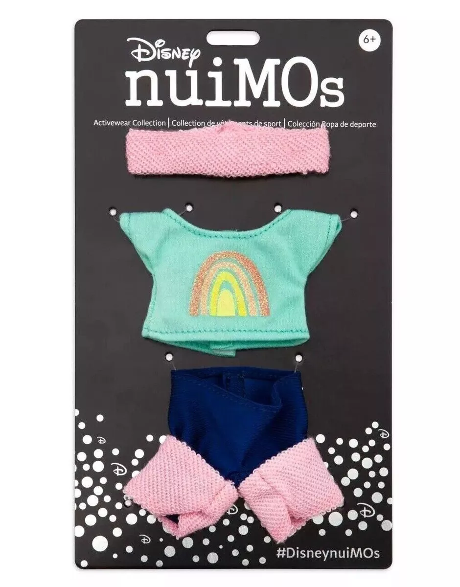 Disney nuiMOs Activewear Outfit T Shirt with Leggings Legwarmers Sweatband
