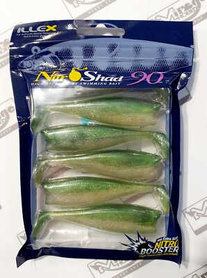 SOFT BAIT ILLEX NITRO SHAD  9cm - GREEN SPRAT (set 6pcs) [70849]