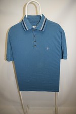 Vivienne Westwood Orb Logo Blue Polo Shirt Men's Size XL