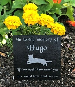 pet memorial slate