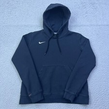 Nike Sportswear Club Fleece Women's Pullover L Black Hoodie Sweatshirt 836123