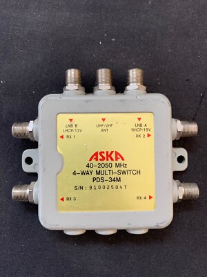 ASKA 4 way multi-switch PDS-34M