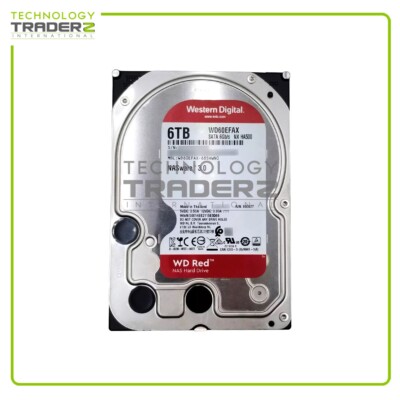 WD60EFAX Western Digital Red NAS 6TB 5.4K SATA 6Gbps 256MB WD60EFAX Western Digital Red NAS 6TB 5.4K SATA 6Gbps 256MB