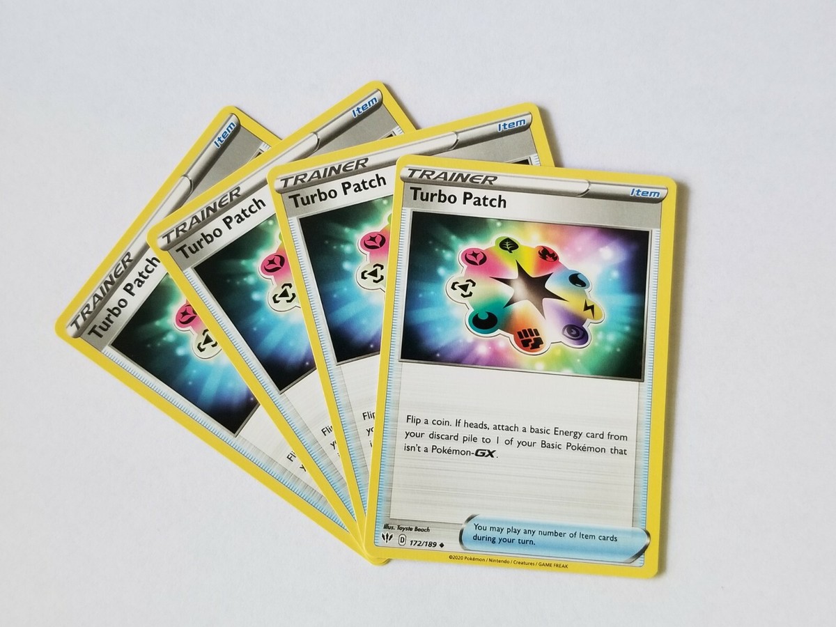 turbo patch pokemon card value 172/189 - Darkness Ablaze - Trainer Lot Buy this amazing trading card from our collection 4x TURBO PATCH 172/189 Darkness