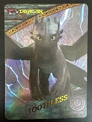 Toothless Cards How to Train Your Dragon Super Rare Toothless Card - Amazing Condition ...