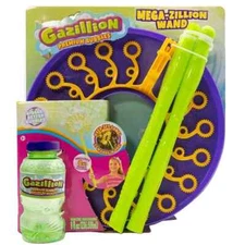 Gazillion Bubbles Mega Zillion Wand with 8 oz Bubbles Solution