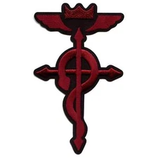 FullMetal Alchemist Patch Brotherhood Flamel Symbol Embroidered Iron On