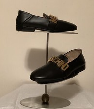 MOSCHINO women's shoes Flats Leather New without box Black Size 37
