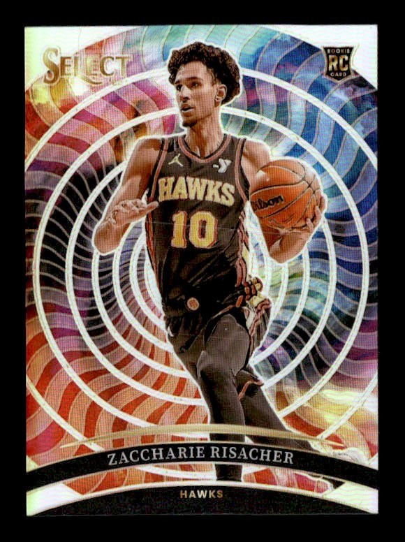 ZACCHARIE RISACHER 2024-25 PANINI SELECT BASKETBALL #8 COLOR WHEEL RC ATLANTA