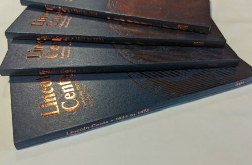 Lot de 4 - Dossiers à pièces album Lincoln Cent Penny Whitman #2 1941-1974 blé 9030 - Photo 5 sur 5