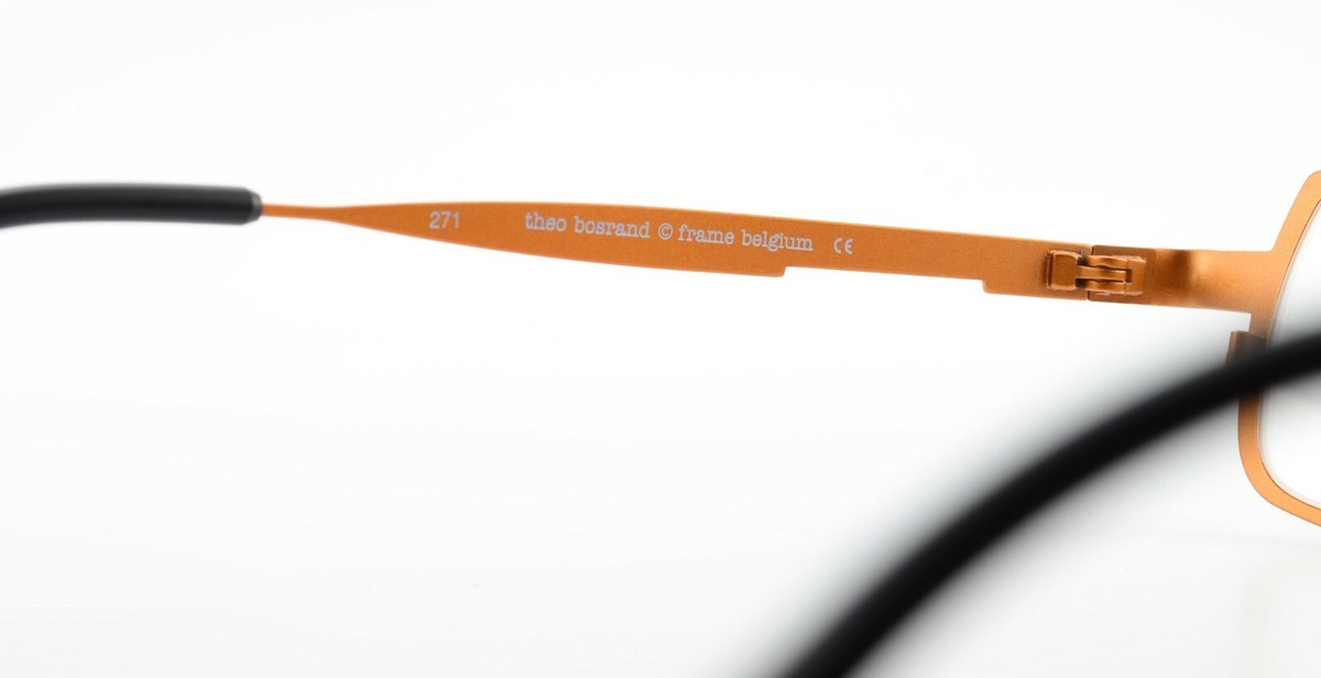 THEO BELGIUM Eyeglasses Model Bosrand 271 Pure Titanium Square
