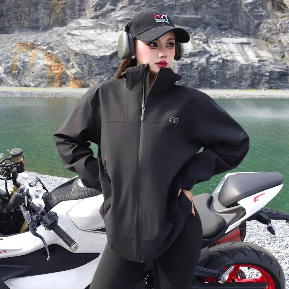 Shamofeng Impermeable 3 en 1 Exterior Chaqueta Escalada para Mujer y Hombre Foto 4 de 4