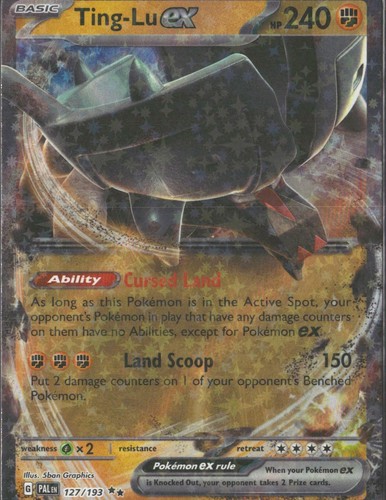 Pokémon Ting-Lu Ex 127/193 – Carta Doppia Rara Da Paldea Evolved, 1 Pezzo - 2