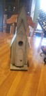 New ListingHandcrafted From Reclaimed Wood Rustic Birdhouse In Church Style With Tin Roof