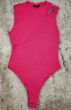 7 For All Mankind Women's Bodysuit , Pink, Size S