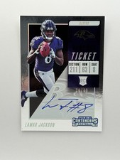 2018 Panini Contenders Rookie Ticket Lamar Jackson #112 card