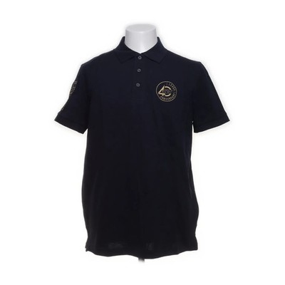 Tee Jays, Poloshirt, Größe: L, Blau, Elasthan/Bio-Baumwolle, Print, Herren #Cpy