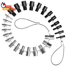 Nut and Bolt Thread Checker 28 Male/Female Thread Gauges (15 Sae/Inch & 13 Metri