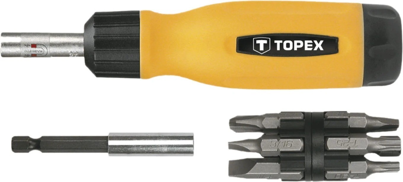 Für TOPEX-NEO-GRAPHITE NARZ�DZIA 39D518 TOPEX SCREWDRIVER WITH RATCHET + BITS, - Bild 2