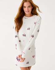 NWT Lilly Pulitzer Ballad Long Sleeve Dress Coconut Disney, Choose Size