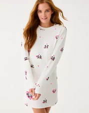 NWT Lilly Pulitzer Ballad Long Sleeve Dress Coconut Disney, Choose Size