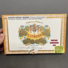 BEAUTIFUL H. Upmann Fabrica De Tabacos Cameroon 444 Wood Cigar Box 8x5x2”