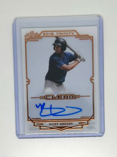 RILEY GREENE 2019 Leaf Trinity Clear Bronze Foil Auto Prospect RC - PACK FRESH!