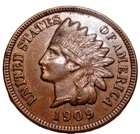 1909 Indian Head Cent Choice Uncirculated UNC BRN Better Date Coin