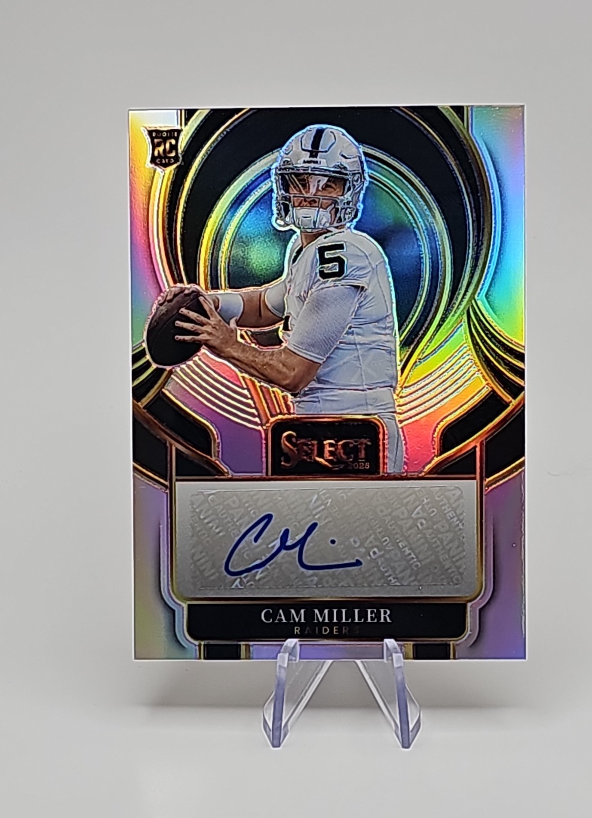 2025 Panini Select - Select Signatures Cam Miller #SIP-CMR (AU, RC)