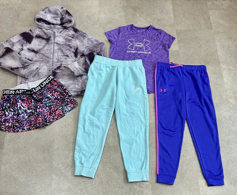 Girls UNDER ARMOUR/NORTH FACE/NIKE Shorts..Jacket..Shirt & Jogger Sweatpants, XL