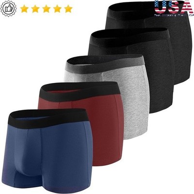 Men's Washable Incontinence Underwear Leakproof Absorbent Briefs Sensitive Skin