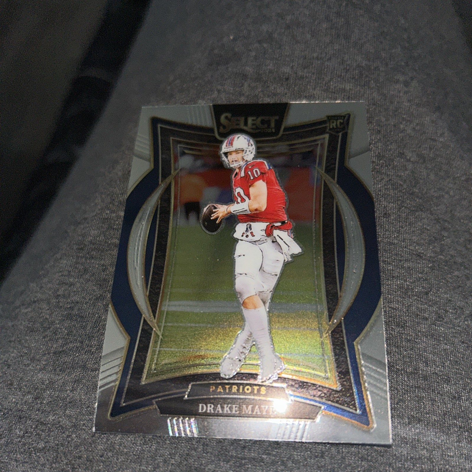 2024 Panini Select - Concourse Drake Maye #27 Silver Prizm (RC)