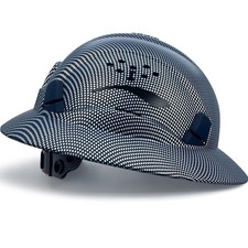 Full Brim Hard Hat Vented Construction Safety Helmet Industrial Work Hardhat ...