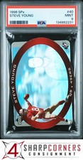 1996 SPx #40 STEVE YOUNG 49ERS HOF POP 5 PSA 9