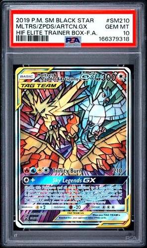 Moltres & Zapdos & Articuno-GX graded PSA 10 for sale on eBay