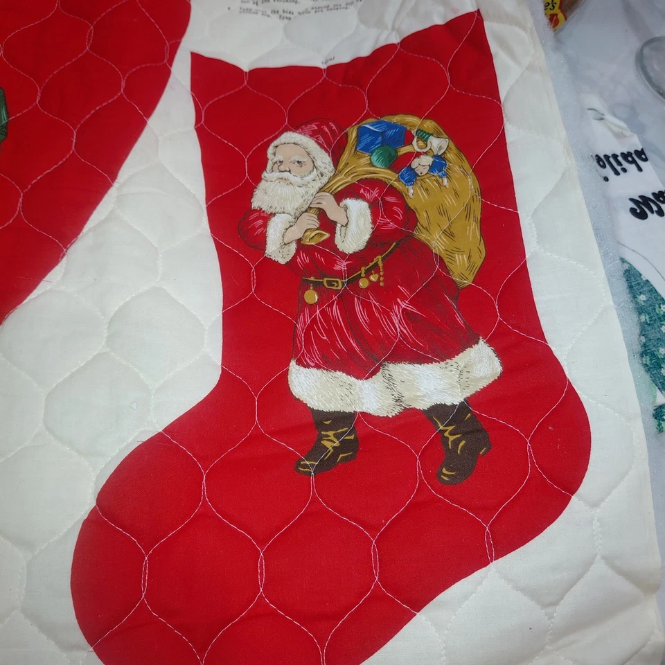 Tree Skirt And Stockings - Image 2 of 4