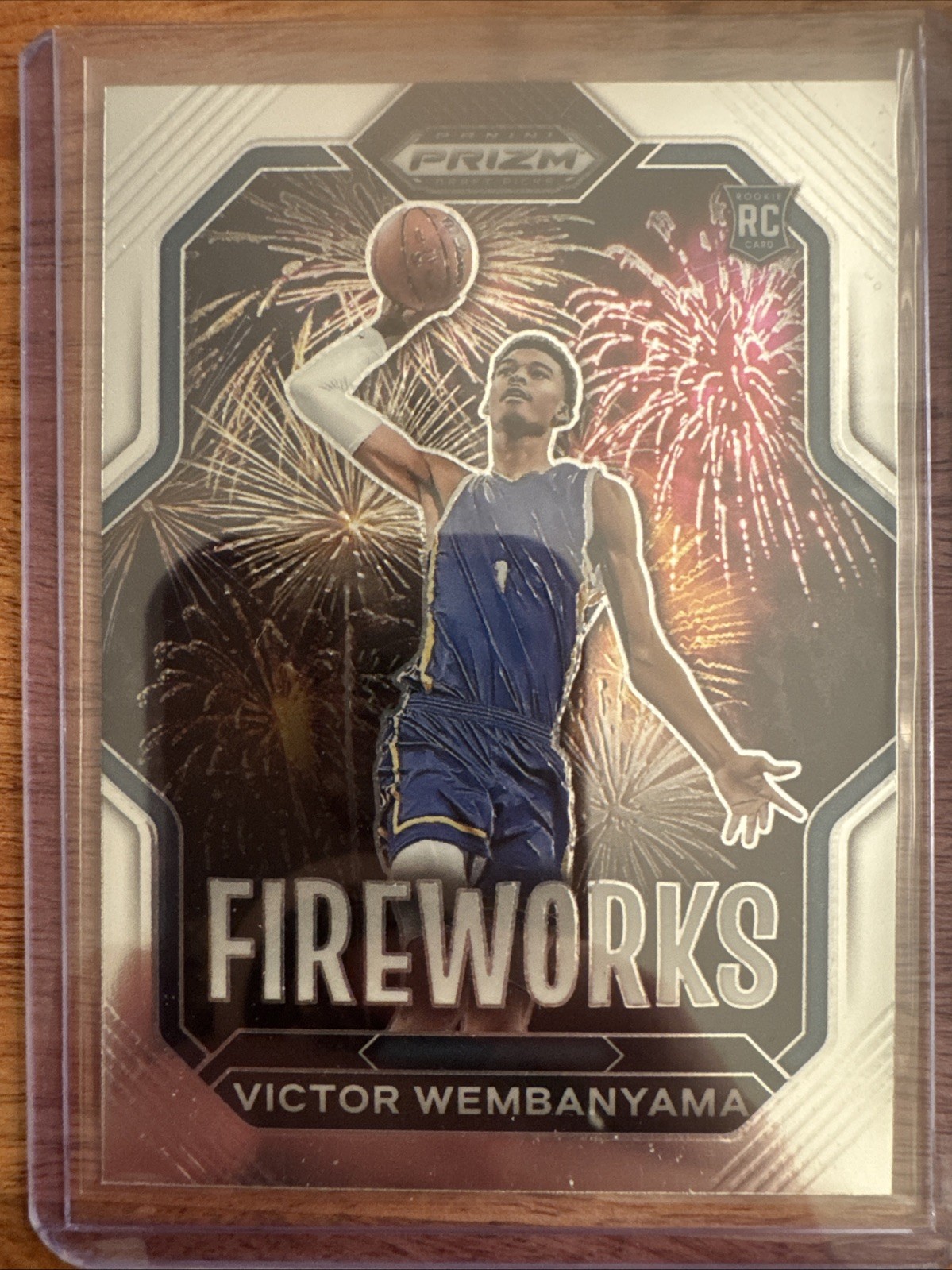 2023 Panini Prizm Draft Picks Victor Wembanyama Fireworks #1