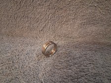 1995 90  Silver Proof Washington Quarter size 8   coin ring handmade