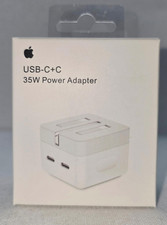 Apple Genuine 35W Dual USB C Super Fast Charger Plug & Cables