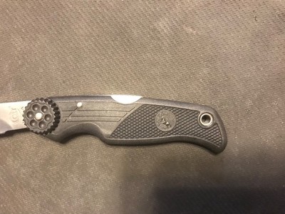 Rare Colt Knife Folding Lockback Black Handle Knife CT 12 Made in