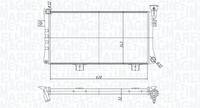 Magneti Marelli KüHler, MotorküHlung 350213180600 FüR Lada