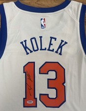 Tyler Kolek Signed Autographed New York Knicks 25-26 City Jersey PSA/DNA COA