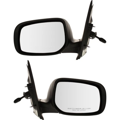 Set Of 2 Mirror Manual Remote For 2007-2012 Toyota Yaris Left Right Primed