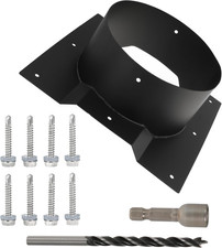 8" Shipping Container Vent 8 Inch Corrugated Roof Vent Adapter Roof Vent Adapter