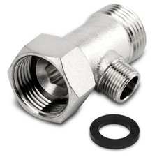 Bidet T Adapter, 3 Way Adapter or Tee Connector Thread Size 15/16 x 15/16 x...