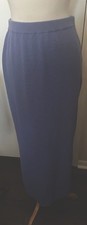 Vintage CHICO?S DESIGN Long Skirt - 1 (small), Acrylic/Nylon - Periwinkle
